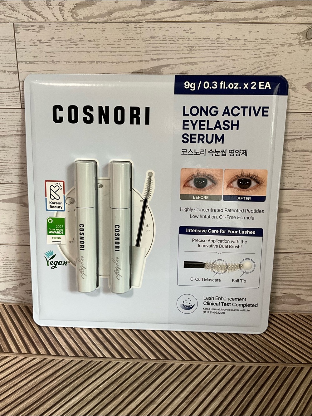 Long Active Eyelash Serum –2 pack 2028 expiry new